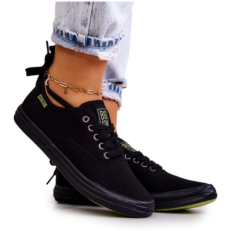 Lätt Sneakers dam Big Star JJ274261 Svart