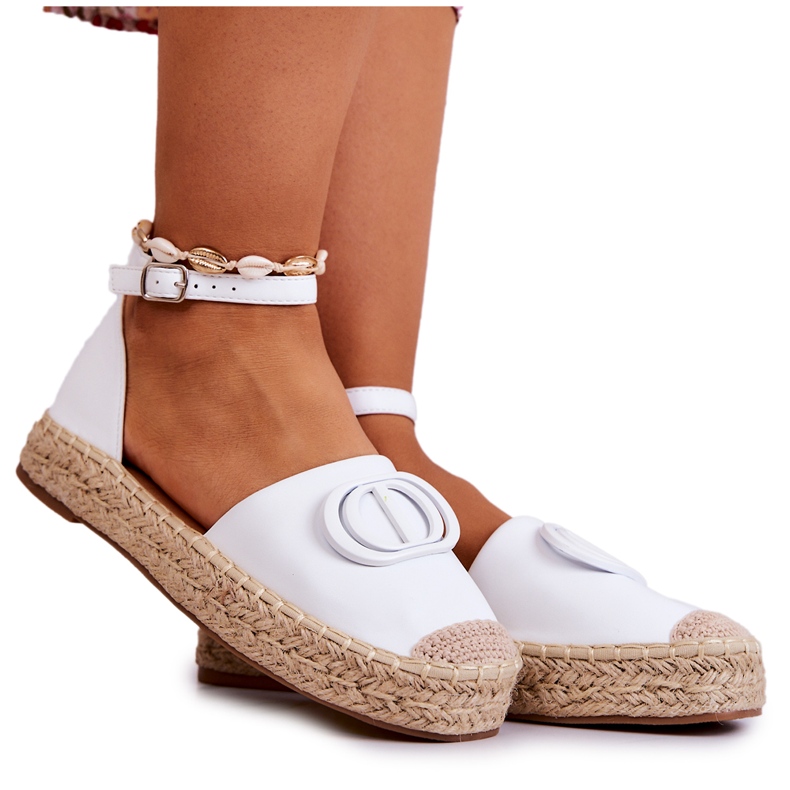 FE1 Espadriller Med Vit Nells Dekoration