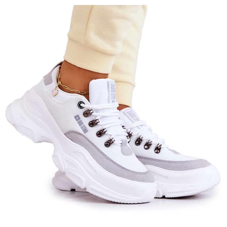 Sportskor dam Sneakers Big Star JJ274A220 Vit