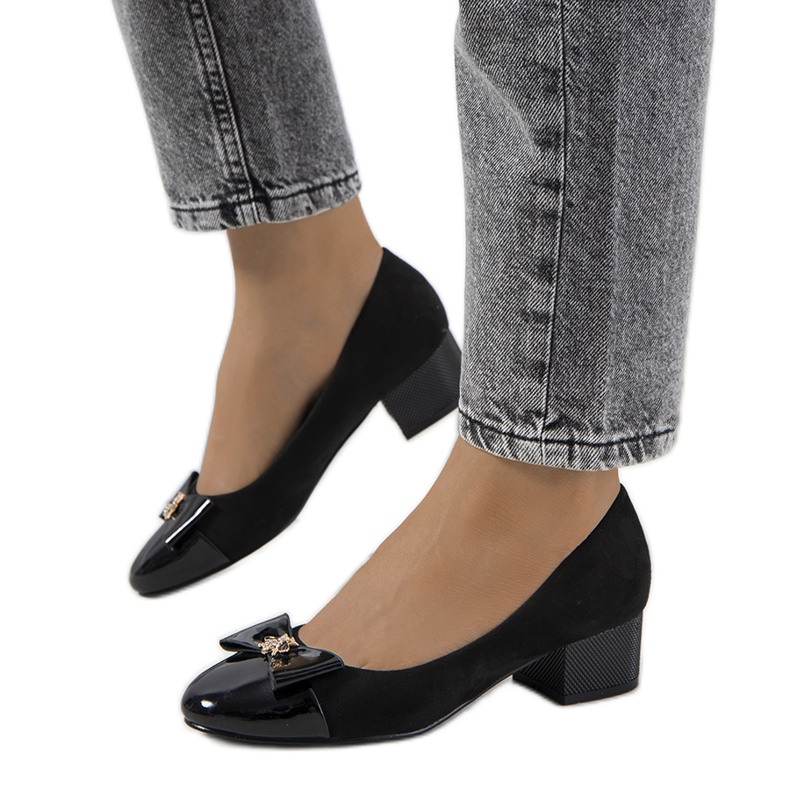 Svarta dampumps från Sharona