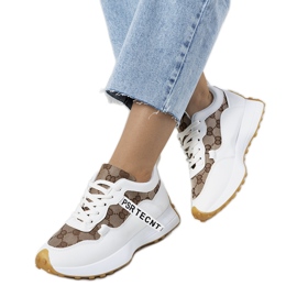 Vita Bommel sneakers för kvinnor