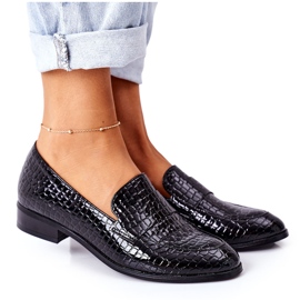 Lackerade Mockasiner Vinceza 21-10674 Svart