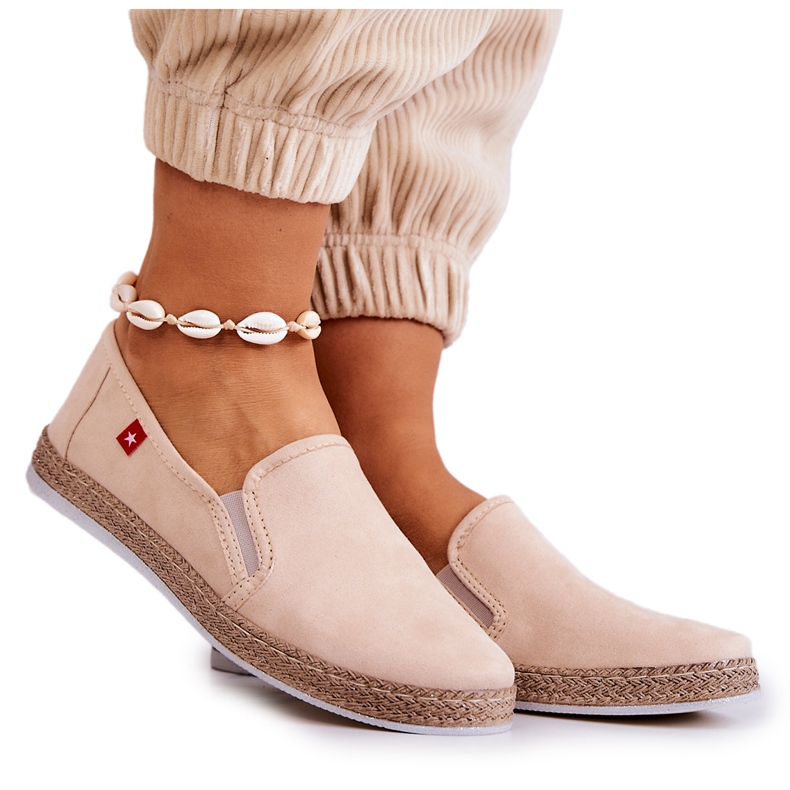 Dam Espadrilles Slip-On Big Star JJ276001 Beige