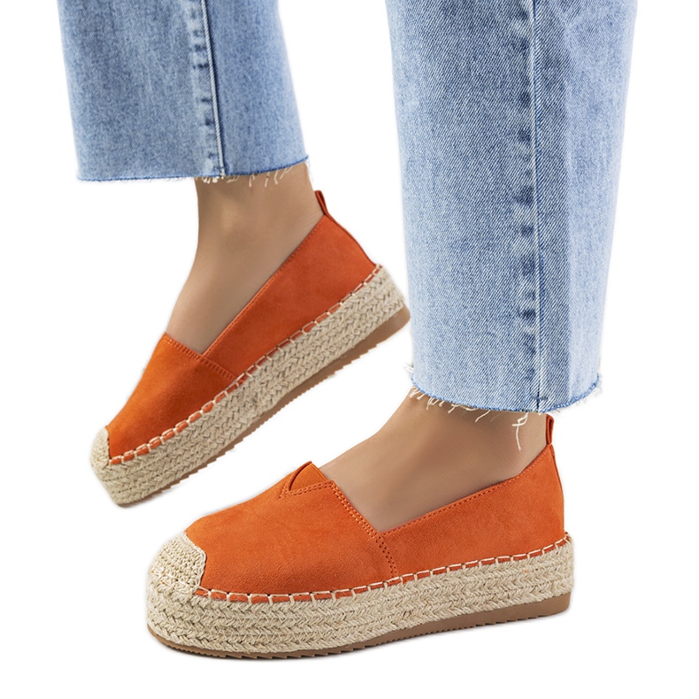 Rhianne orange espadrillor för kvinnor
