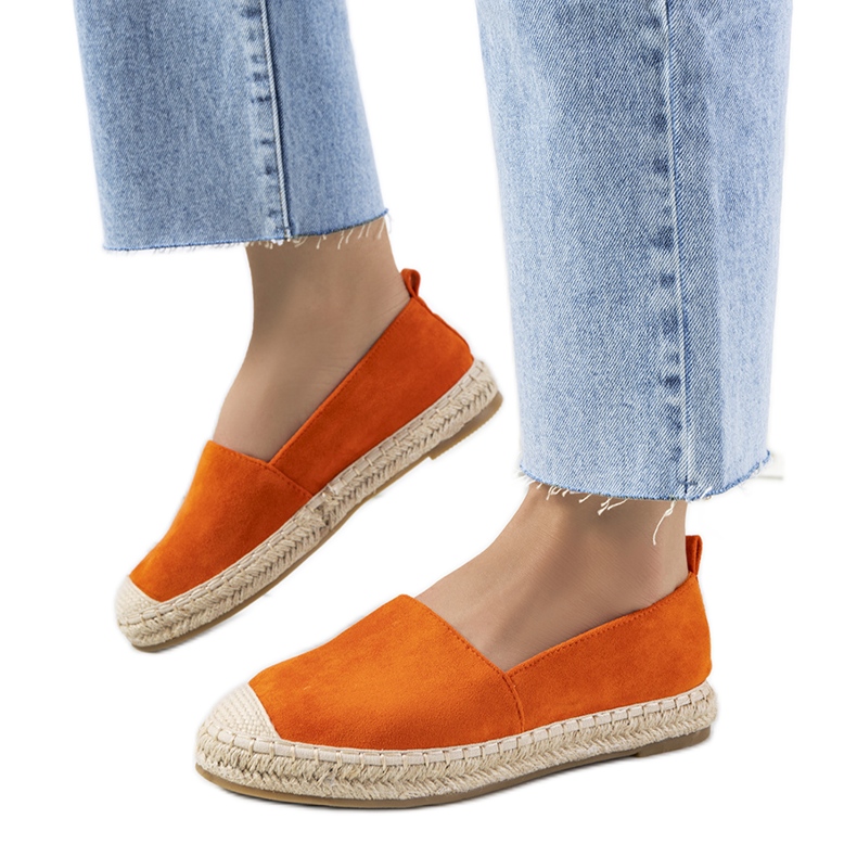 Orange Mathea espadrillor för kvinnor