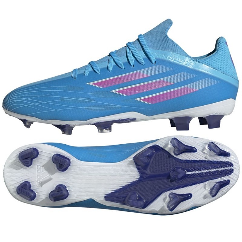 Adidas X Speedflow.2 Fg M GW7476 fotbollsskor blå blå