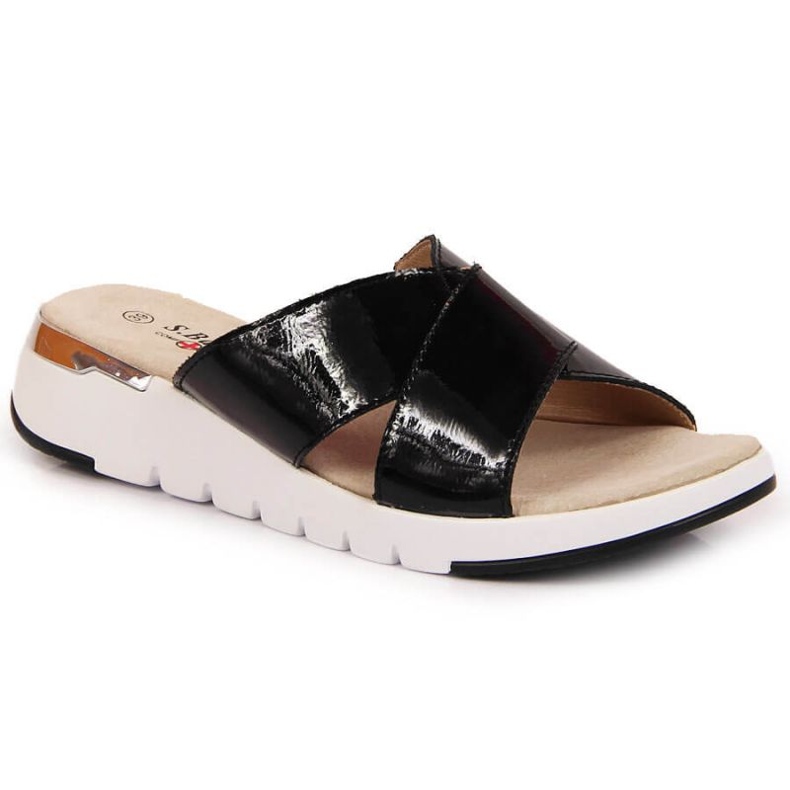 Lacktofflor S. Barski W OLI159A svarta