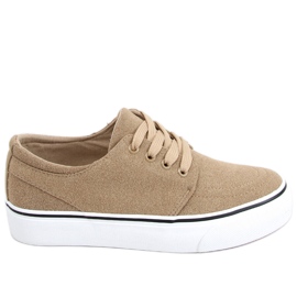 Ming Khaki damsneakers beige