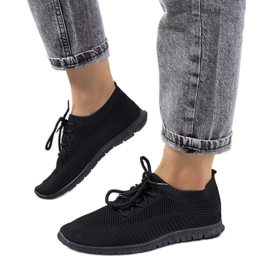 Svarta Bertens sneakers