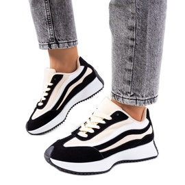 Svarta Hofste damsneakers beige