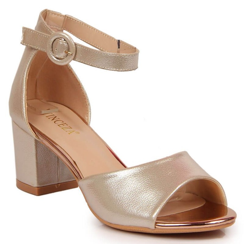 Sandaler på Vinceza W JAN96C stolpguld gyllene