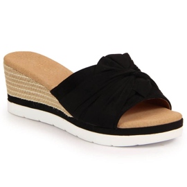 Wedge tofflor Potocki W WOL71A svarta