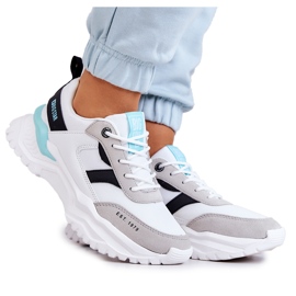 Damsportskor Big Star JJ274A412 Vit och svart blå