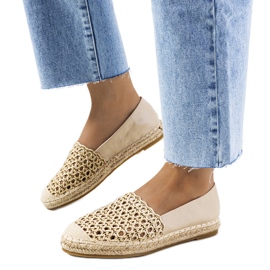 Kiomi beige espadrillor