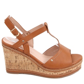 Kilsandaler Nancy Camel brun