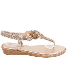 Saida Gold flipflops gyllene