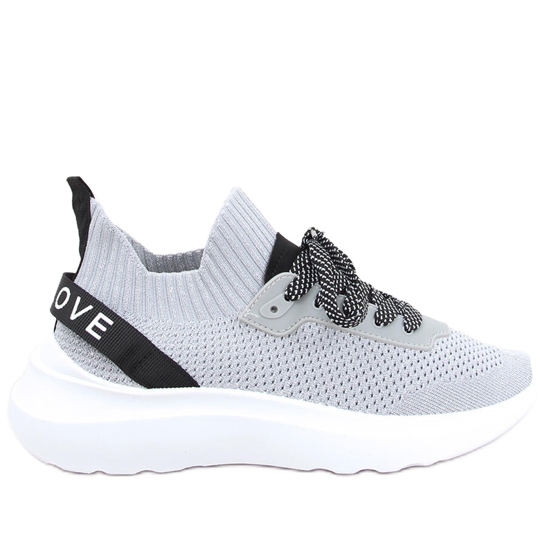 Otino Silveriga strumpor grå