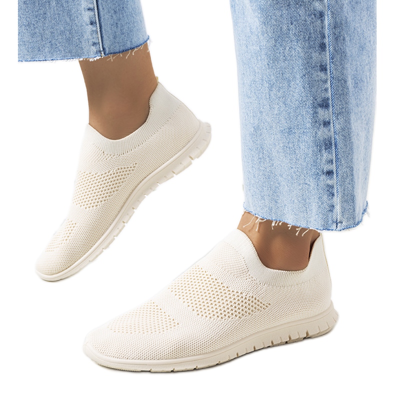 Santen beige sportsneakers