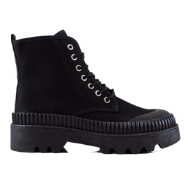 Melisa Trendiga sneakers på plattformen svart