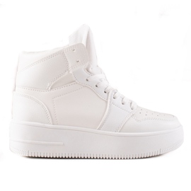Renda Höga sneakers på plattformen vit