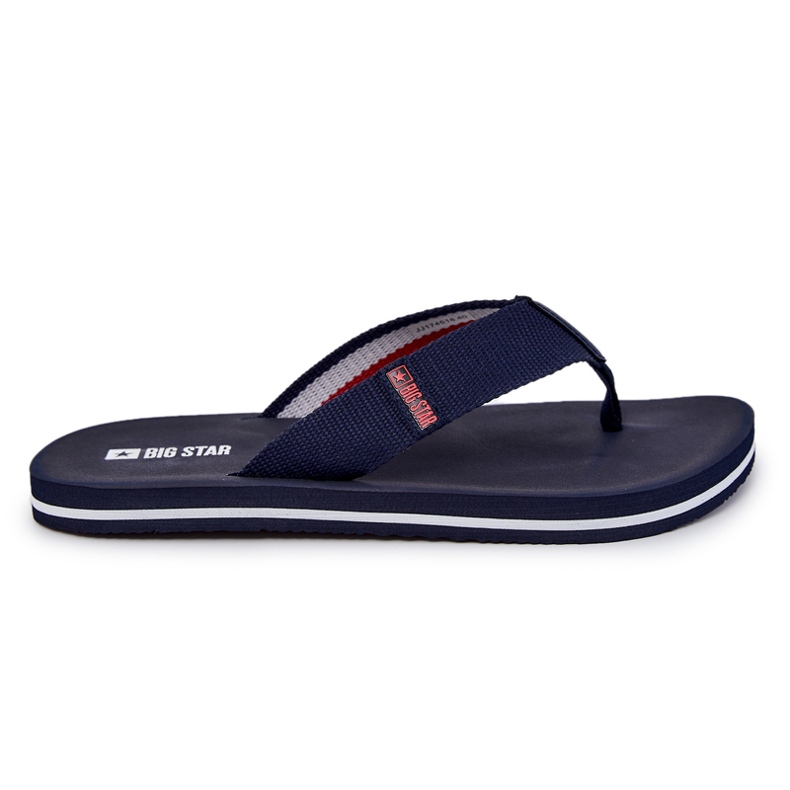 Herrflipflops Big Star JJ174518 Marinblå