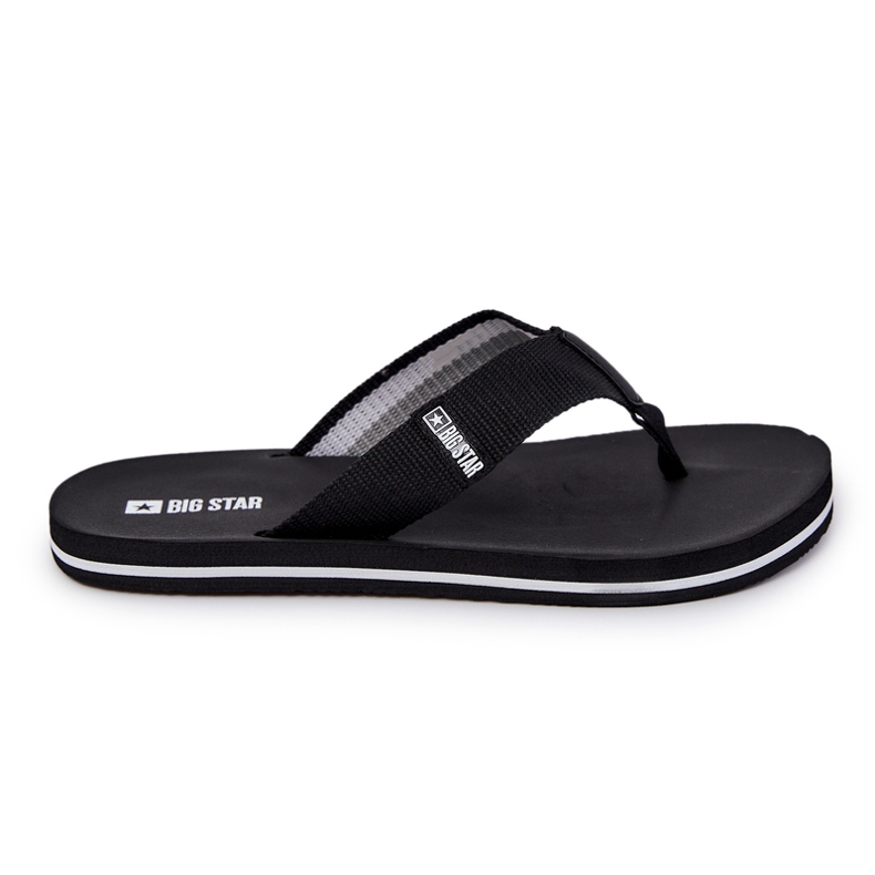 Herrflipflops Big Star JJ174519 Svart