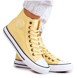 Höga sneakers för damer Big Star JJ274207 Gul