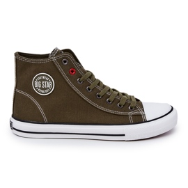 Höga sneakers för män Big Star JJ174387 Khaki kaki