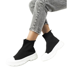 Svarta Mickey ankel sneakers