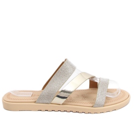 Diarra Oro tofflor för kvinnor silver-