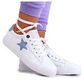 Läder Sneakers Star Big Star JJ274240 Vit