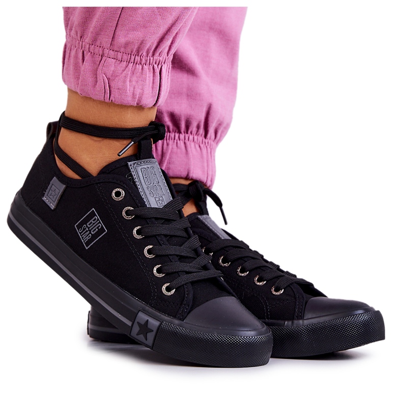 Klassiska låga sneakers Big Star JJ274257 Svart