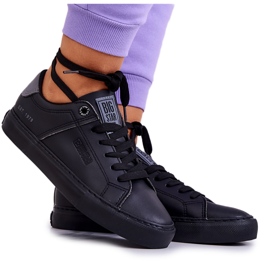 Läder Sneakers Big Star JJ274214 Svart