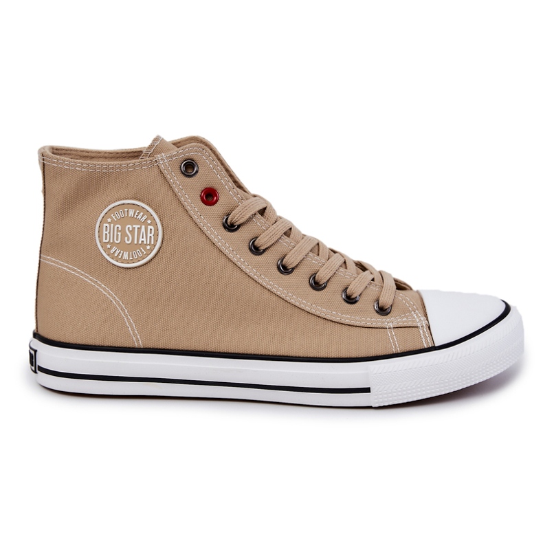 Höga sneakers för män Big Star JJ174386 Beige