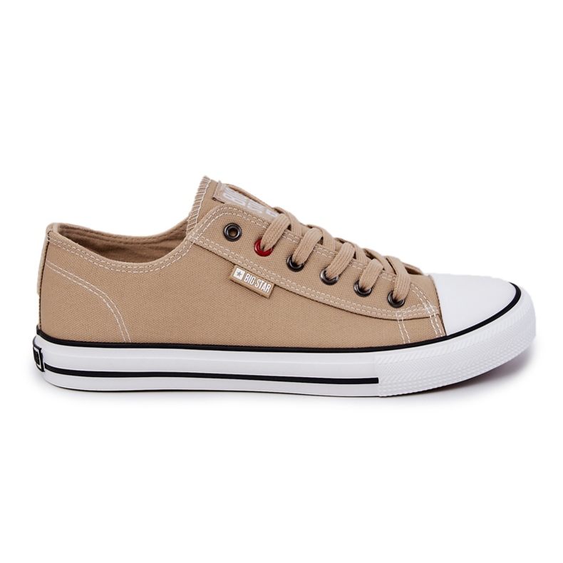 Låga sneakers för män Big Star JJ174382 Beige