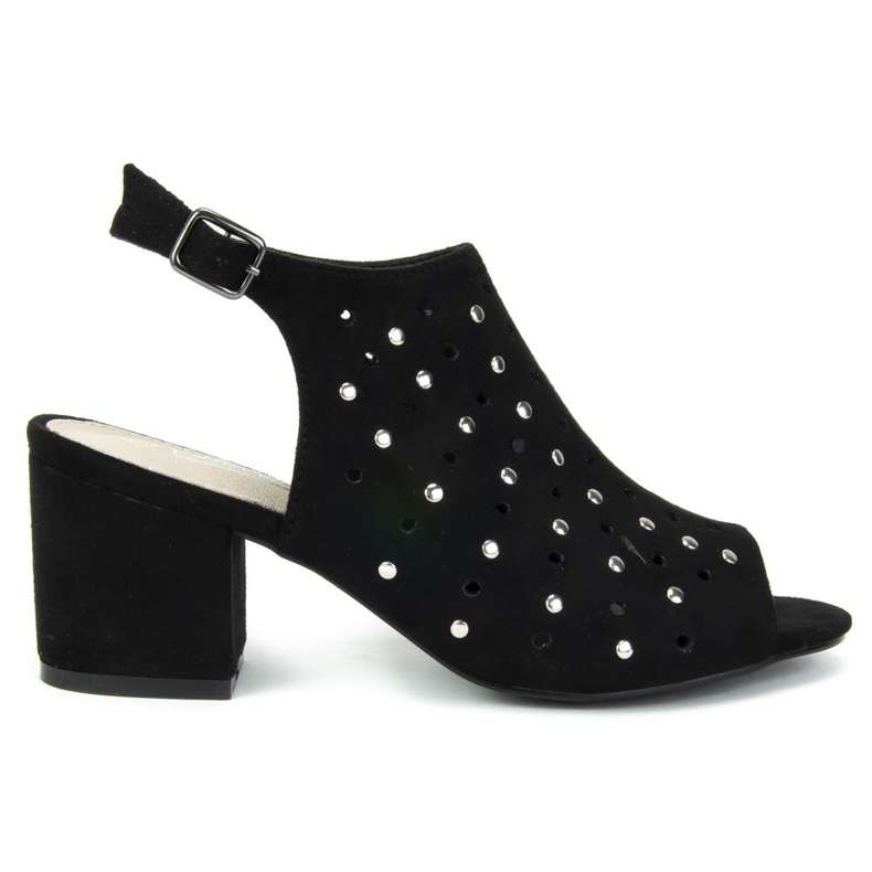 Filippo DS770 / 19 Bk Svarta sandaler