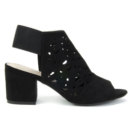 Filippo DS771 / 19 Bk Svarta sandaler