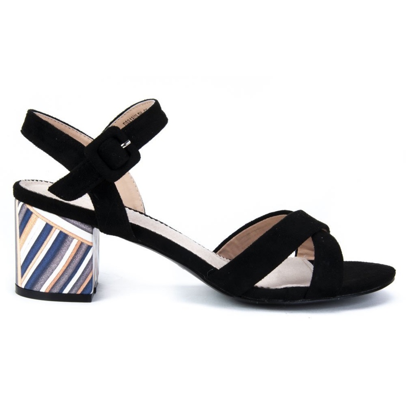 Filippo DS818 / 19 Bk Svarta sandaler