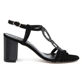 Sandaler Filippo 1453 svart mocka