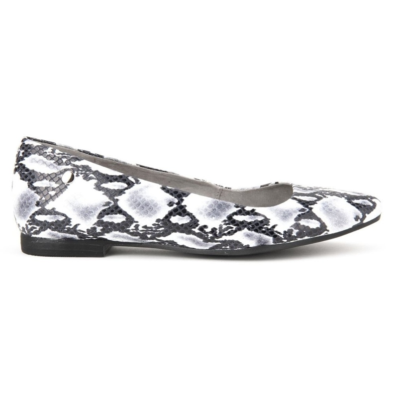 Filippo skor 00873-62 / 00-5 Snake Black and White vit grå