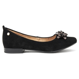 Filippo 03552-62 / 00-5 ballerinas Black plus Copper svart