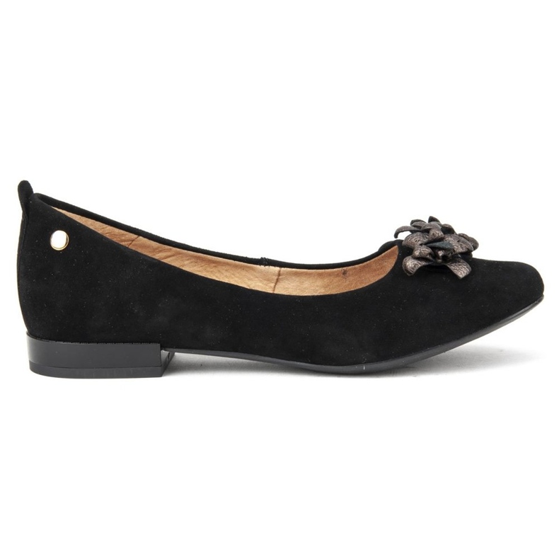 Filippo 03552-62 / 00-5 ballerinas Black plus Copper svart