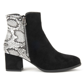 Filippo DBT977 / 19 Bk Gr Svart Grå stövlar