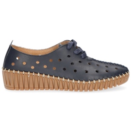 Läderskor Filippo DP1230 / 20 Nv marinblå