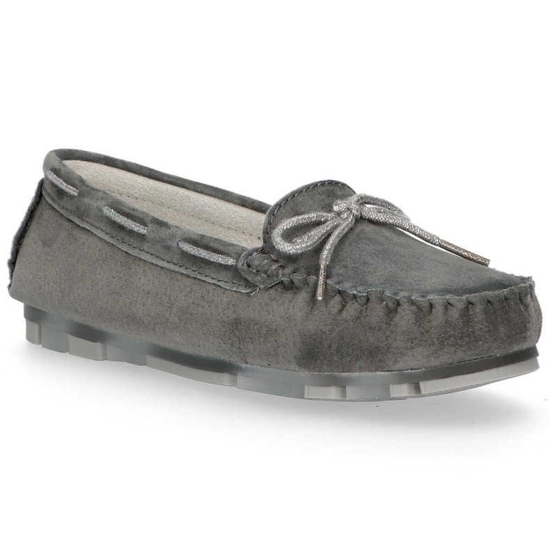 Läder loafers Filippo DP1203 / 20 Gr grå