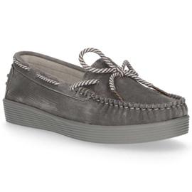 Läderskor Filippo DP1200 / 20 Gr grå