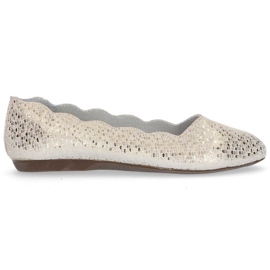 Läderballerinor Filippo DP1336 / 20 Go golden gyllene gul