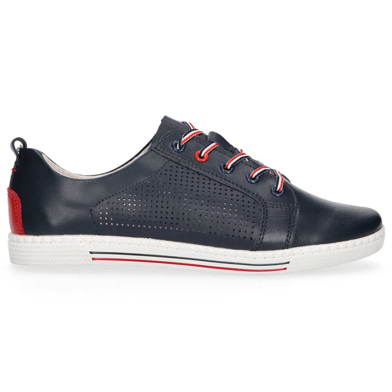 Läderskor Filippo DP008 / 20 Nv marinblå