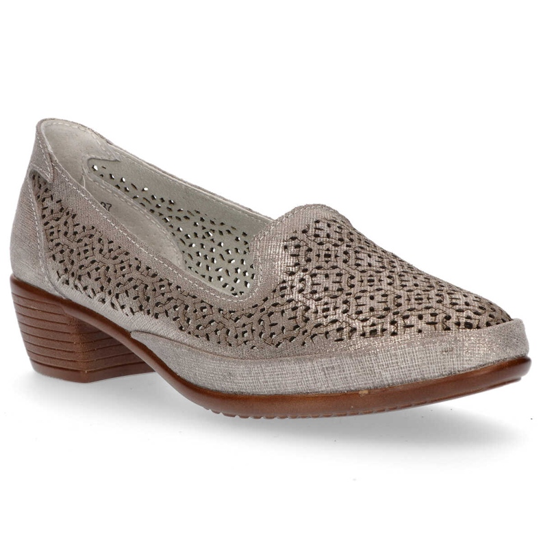 Läderskor Filippo DP1405 / 20 Gr grå