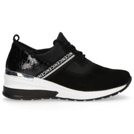 Lädersneakers Filippo DP1388 / 20 Bk svarta